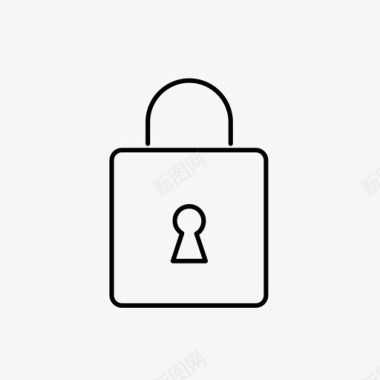 锁加密隐私图标图标