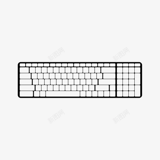 键盘键类型图标svg_新图网 https://ixintu.com 类型 键 键盘