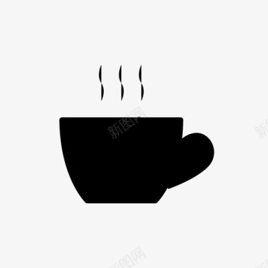 茶杯子醒醒图标图标