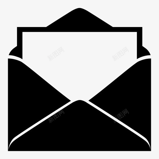 电子邮件信封信件图标svg_新图网 https://ixintu.com 信件 信封 信息 电子邮件
