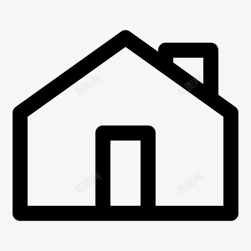 家公寓大楼图标svg_新图网 https://ixintu.com 公寓 大楼 家 房地产 房子