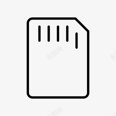 存储卡存储芯片存储图标图标
