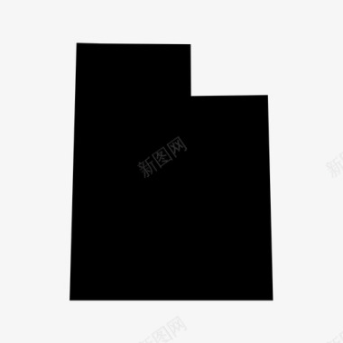 犹他州州美国图标图标