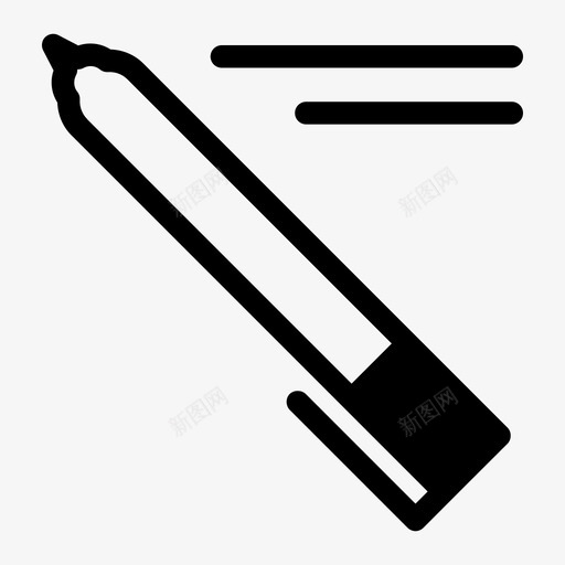 钢笔圆珠笔文具图标svg_新图网 https://ixintu.com 书写笔 圆珠笔 文具 钢笔