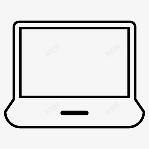 笔记本电脑电脑设备图标svg_新图网 https://ixintu.com 工作 电脑 笔记本 笔记本电脑 设备