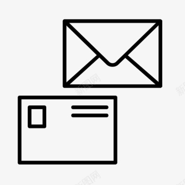 邮件信件邮局图标图标