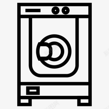 洗衣机污垢清洁图标图标