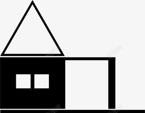 房子建筑物住宅家庭图标图标