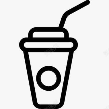 软饮料一次性杯子果汁杯图标图标