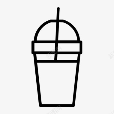 新鲜果汁杯子饮料图标图标