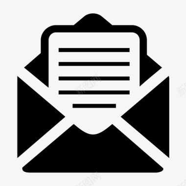 邮件收件箱信件图标图标