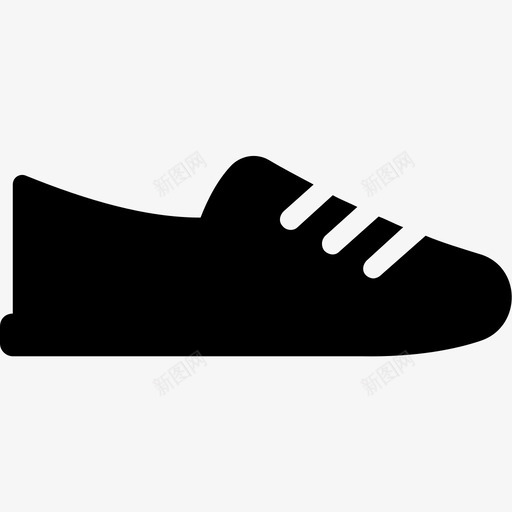 鞋靴子时尚图标svg_新图网 https://ixintu.com 时尚 男式靴子 购物和商业字形图标 靴子 鞋 鞋子 鞋类