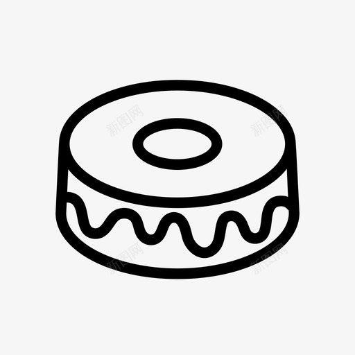 雪纺蛋糕蛋糕食品图标svg_新图网 https://ixintu.com 咖啡蛋糕 海绵蛋糕 蛋糕 雪纺蛋糕 食品