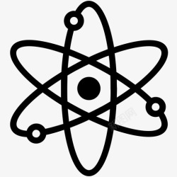 原子科学原子化学电子图标高清图片