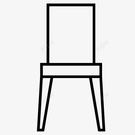 椅子家具家图标svg_新图网 https://ixintu.com 家 家具 椅子 椅子收藏