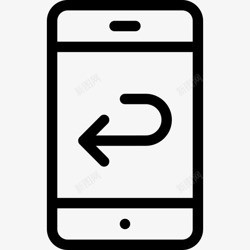 智能手机箭头手机图标svg_新图网 https://ixintu.com 导航 手机 智能手机 智能手机2 箭头