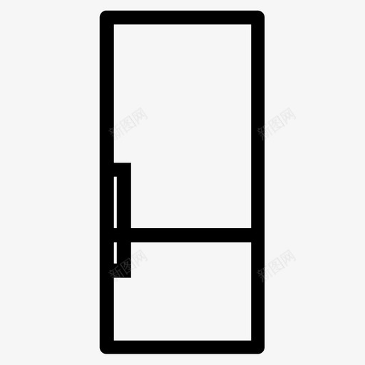 冰箱家具和家居装饰图标svg_新图网 https://ixintu.com 冰箱 家具和家居装饰