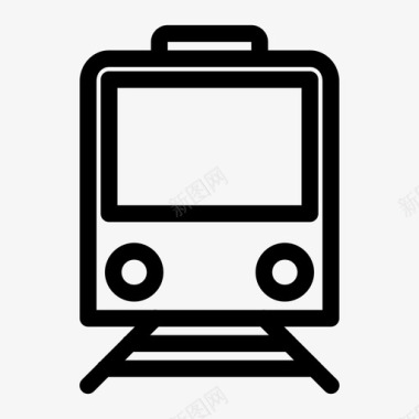 火车旅客列车高速列车图标图标