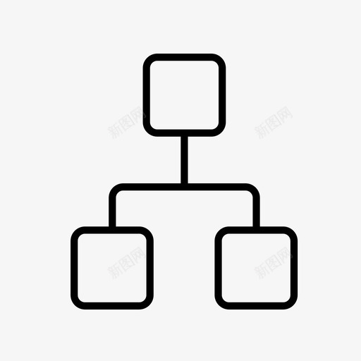 流程图层次结构组织图标svg_新图网 https://ixintu.com 共享 层次结构 流程 流程图 组织