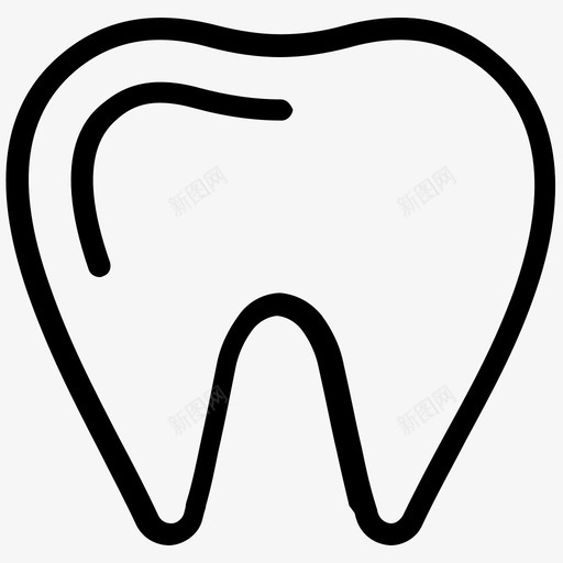 牙科护理牙医图标svg_新图网 https://ixintu.com 医疗保健1号线 护理 牙医 牙科 牙齿