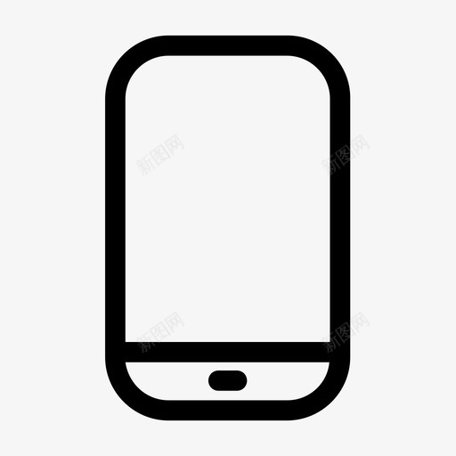 智能手机小工具iphone图标svg_新图网 https://ixintu.com iphone 小工具 手机 智能手机 科技