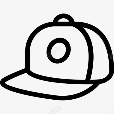 棒球帽帽子运动帽图标图标