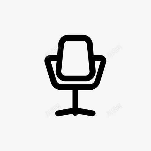 办公椅座椅家具和家居装饰图标svg_新图网 https://ixintu.com 办公椅 家具和家居装饰 座椅