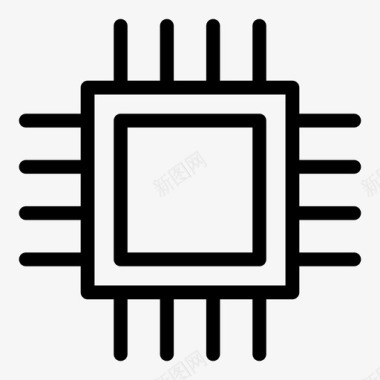 cpu处理器图标图标