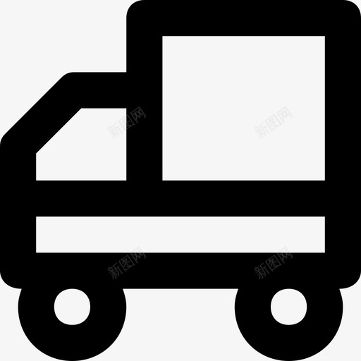 货运卡车送货物流图标svg_新图网 https://ixintu.com 旅行和地点平滑线图标 物流 货运卡车 运输 送货