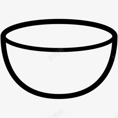 碗容器食物碗图标图标
