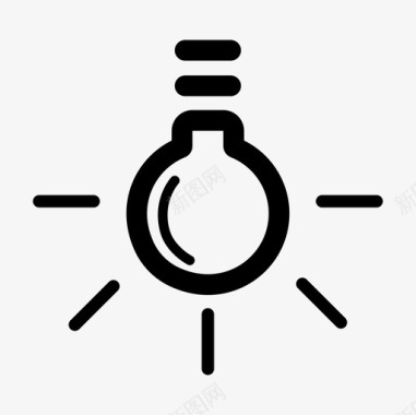 操作_照明灯图标