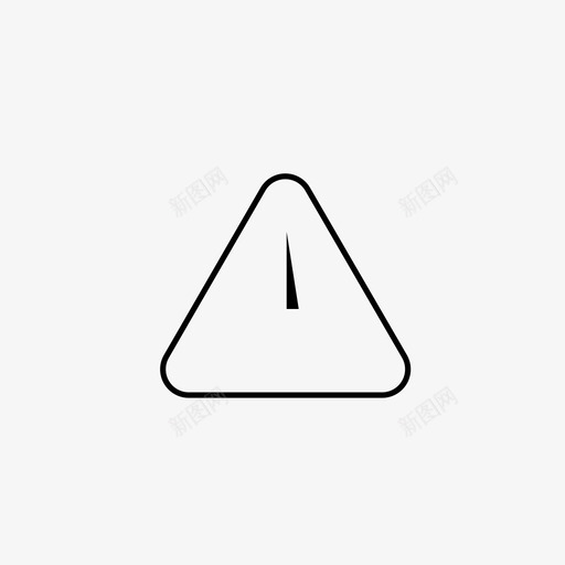 警告注意三角形图标svg_新图网 https://ixintu.com ui ui100 三角形 注意 警告