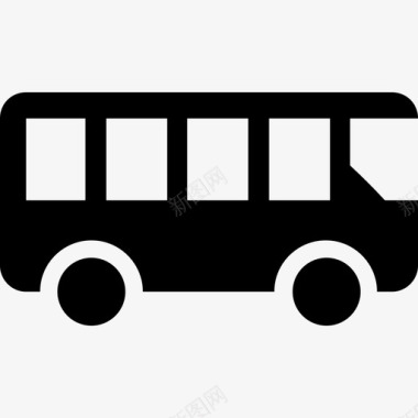 旅行汽车巴士长途汽车图标图标