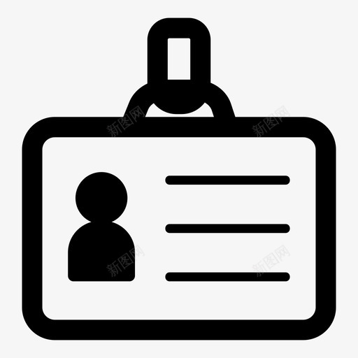 通行证徽章信息图标svg_新图网 https://ixintu.com 信息 徽章 通行证