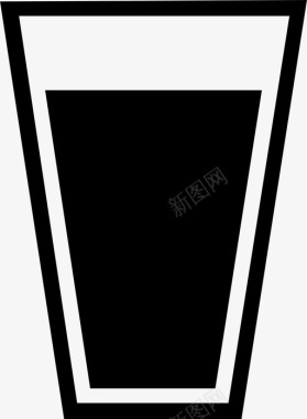 杯子饮用水玻璃杯图标图标
