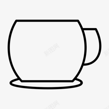 咖啡杯杯子饮料图标图标