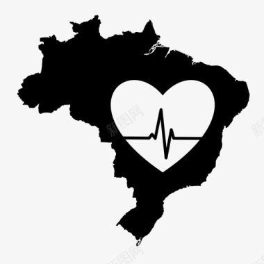 巴西的医疗保健医疗保健保险图标图标