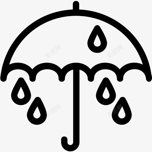 雨伞雨篷保险图标svg_新图网 https://ixintu.com 保险 时尚流畅的线条图标 遮阳伞 阳伞 雨伞 雨篷