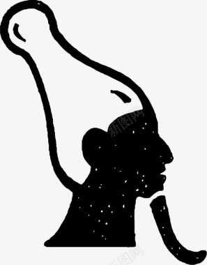 atef皇冠古代埃及图标图标