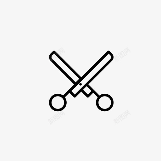 剪刀切割机设备图标svg_新图网 https://ixintu.com 切割机 剪刀 办公用品 工具 纸张 设备