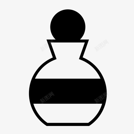 一瓶香水装饰优雅图标svg_新图网 https://ixintu.com 一瓶香水 优雅 装饰