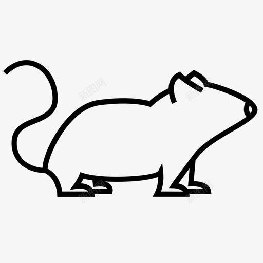 老鼠动物宠物图标svg_新图网 https://ixintu.com 动物 啮齿动物 宠物 老鼠 老鼠集合