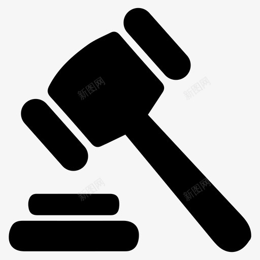 法律锤子法律保险图标svg_新图网 https://ixintu.com 商业保险 法律 法律保险 锤子