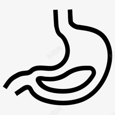 胃肠病学解剖学消化图标图标