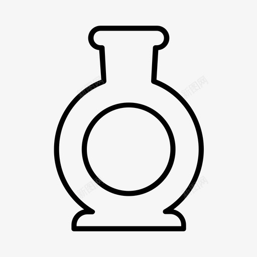 花瓶古希腊历史图标svg_新图网 https://ixintu.com 中世纪 历史 古希腊 花瓶 装饰品