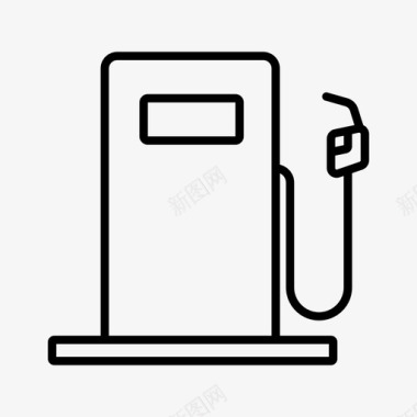 气泵加油站汽油图标图标
