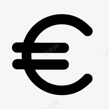欧元符号图标图标