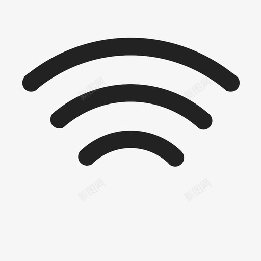 面型图标1_Wi-Fisvg_新图网 https://ixintu.com 面型图标1_Wi-Fi