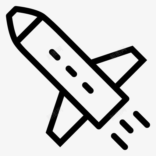 火箭汽车运输图标svg_新图网 https://ixintu.com 旅行 汽车 火箭 车辆 运输 运输线图标