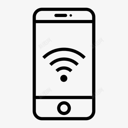 移动热点webwifi图标svg_新图网 https://ixintu.com web wifi 移动热点